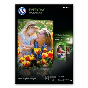 Hartie Foto HP Q5451A Everyday Semi-glossy Photo Paper Dimensiune: A4 Numar coli: 25