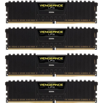 Memorie RAM Corsair Vengeance LPX Black KIT 4x4GB DDR4 2666MHz CL16 CMK16GX4M4A2666C16