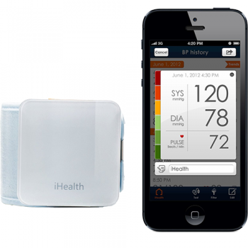 Dispozitiv monitorizare a tensiunii arteriale wireless iHealth BP7