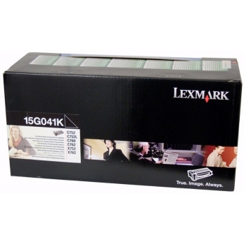 Cartus Toner Lexmark 15G041K Black 6000 pagini for C752, C762, X752, C752L, C760
