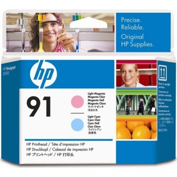 Cap Printare HP Nr. 91 Light Magenta&Light Cyan for Designjet Z6100 A0 42', Z6100 A0 60', Z6100PS A0 42', Z6100PS A0 60' C9462A