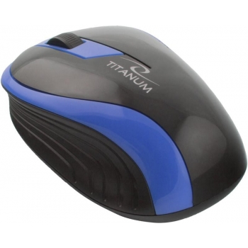 TITANUM Wireless Optical Mouse 3D TM113B BUTTERFLY| 2.4 GHz | 1000 DPI |Albastru TM113B - 5901299904718