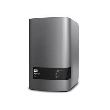 External HDD WD My Book Duo, 3.5', 8TB, USB 3.0, black WDBLWE0080JCH