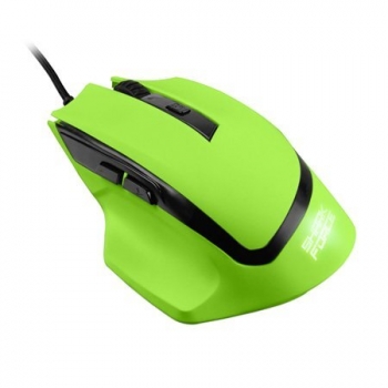 SHARK FORCE GREEN GAMING MOUSE (600 / 1000 / 1600 DPI) IN