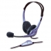 Casti Genius HS-04S cu microfon si control de volum violet 31710025100