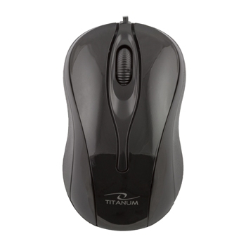 Mouse Titanum TM103K HORNET Optic 3 butoane 1000dpi USB Black TM103K - 5905784768991