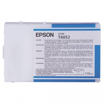 Cartus Cerneala Epson T6052 Cyan 110ml for Stylus Pro 4800, 4880 C13T605200