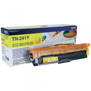 Cartus Toner Brother TN-241Y Yellow 1400 Pagini for HL-3040CN, HL-3140CW, DCP-9010CN, MFC-9120CN, MFC-9320CW