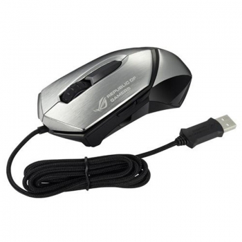 Mouse Asus Republic Of Gamers GX1000 Eagle Eye Laser 8200 dpi 9 butoane USB Silver 90-XB3B00MU00000-