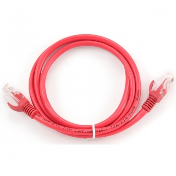 Patch cord UTP Gembird cat. 5E 1m rosu PP12-1M/R