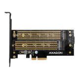 Adaptor AXAGON PCI-Express 3.0 x4 la dual M.2 SSD, PCEM2-D