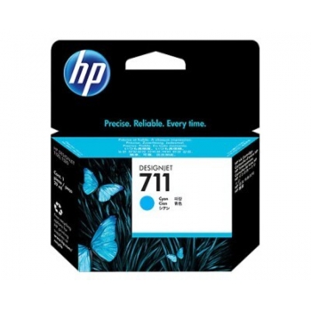 Cartus Cerneala HP Nr. 711 Cyan 29ml for Designjet T120, Designjet T520 CZ130A