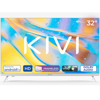 Televizor KIVI LED 32H760QW, 80 cm, Smart Android TV, HD, Clasa E, Alb 32H760QW