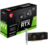 Placa video MSI GeForce RTX 3050 LP 6G OC, 2x HDMI, 1x DP, DUAL FAN, ATX RTX_3050_LP_6G_OC