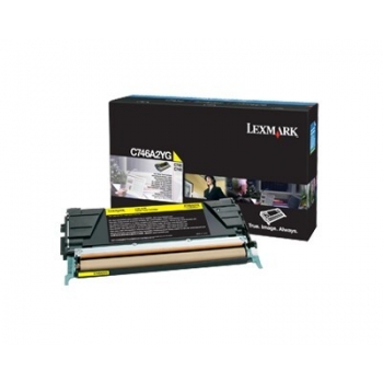 Cartus Toner Lexmark C746A2YG Yellow 7000 Pagini for C746, C748