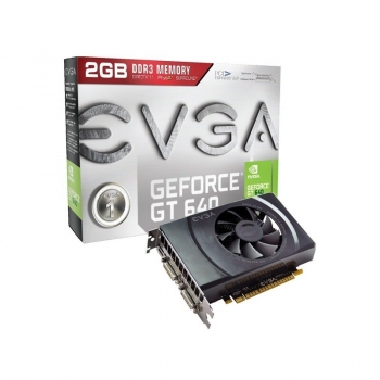 Placa Video EVGA nVidiaGeforce GT 640 2GB GDDR3 128bit PCI-E x16 3.0 DVI HDMI 02G-P4-2643-KR
