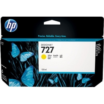 Cartus Cerneala HP Nr. 727 Yellow 130ml for DesignJet T1500 ePrinter, T920 ePrinter B3P21A