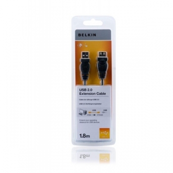 Cablu prelungitor USB 2.0 1.8m Belkin F3U153CP1.8M