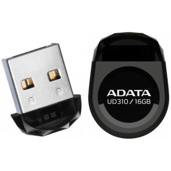 Memorie USB ADATA DashDrive Durable UD310 16GB USB 2.0 Black Water and impact resistant AUD310-16G-RBK