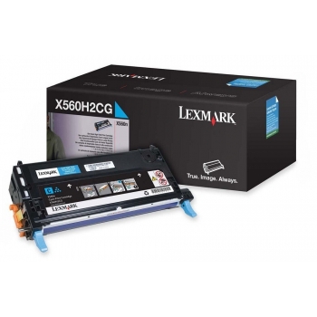 Cartus Toner Lexmark X560H2CG Cyan 10000 pagini for X560DN, X560N