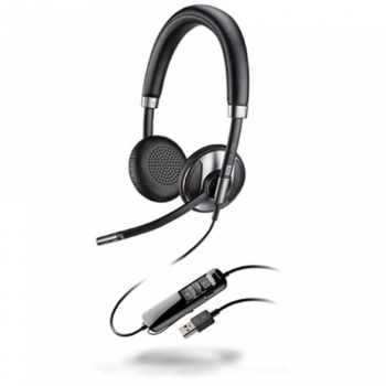 USB headset with Active Noise Cancelling: Smart Sensor technology for intelligent call management, Dynamic EQ function, premium wideband audio for PC, noise-canceling microphone, SoundGuard and ultra-soft ear cushions