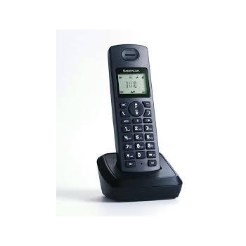 Telefon Dect Sagem D1100 , display alfanumeric 1 linie 12 caractere, Caller ID, agenda 50 numere,raza de acoperire pana la 300m in camp deschis,pana la 50m in interior cladire, ceas, alarma, compatibil functia GAP(pana la 4 dispozitive), 2 baterii AAA, ti