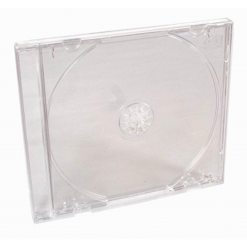 ESPERANZA Box with Clear Tray for 1 CD/DVD ( 200 Pcs. PACK) 3040 - 5905784762777