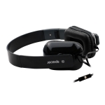 Casti cu microfon pe fir Spacer SPK-205, Stereo, 3.5 mm, Negru