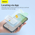 LOCALIZATOR Baseus T2 Pro, durata viata baterie 365 zile, distanta localizare 10m, alb 