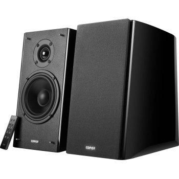 BOXE EDIFIER 2.0, RMS: 120W (2 x 24W, 2 x 36W), bluetooth, telecomanda wireless, volum, bass, treble, black, R2000DB (timbru verde 11.00 lei) 