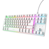 Tastatura Trust GXT833W Thado TKL, alb