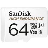 Card memorie SanDisk HIGH ENDURANCE MICROSDHC/64GB CARD WITH ADAPTER SDSQQNR-064G-GN6IA