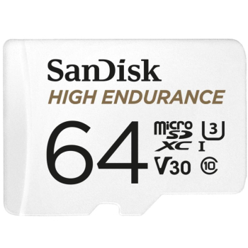 Card memorie SanDisk HIGH ENDURANCE MICROSDHC/64GB CARD WITH ADAPTER SDSQQNR-064G-GN6IA