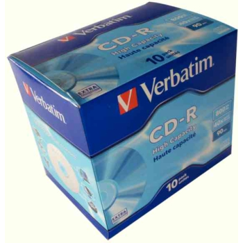 Consumabil CD-R VERBATIM 800MB, 90min, viteza 40x, Pack 10buc, Jewel Case, High Capacity 43428 