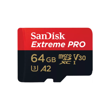 Card memorie SanDisk EXTREME PRO MICROSDXC 64GB+SD/ADAPTER 200MB/S 90MB/S A2 C10 V3 SDSQXCU-064G-GN6MA