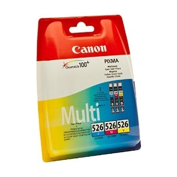 Pachet Cartus Cerneala Canon CLI-526 Cyan/ Magenta/ Yellow for Pixma IP4850, Pixma IP4950, Pixma IX6550, Pixma MG5150, Pixma MG5250, Pixma MG5350 BS4541B006AA