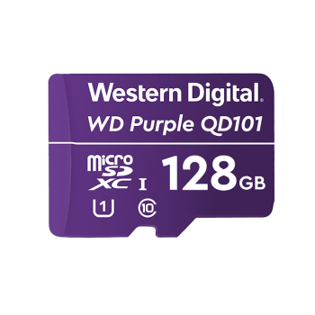 Card memorie Western Digital WD PURPLE QD101 MICROSD 128GB/3YEAR WARRANTY WDD128G1P0C