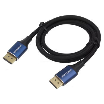 CABLU video Vention, DisplayPort(T) la DisplayPort(T), 1m, rezolutie 8K la 60Hz/4K la 120Hz, PVC, negru, 
