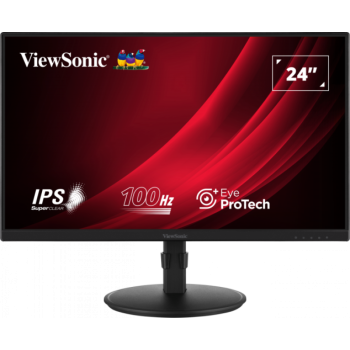 Monitor MONITOARE ViewSonic LCD 24 IPS/BLACK VG2408A-MHD , VG2408A-MHD (timbru verde 7 lei)  