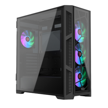 Carcasa RAIJINTEK PONOS ULTRA TG4, ATX, Negru 0R20B00225 (timbru verde 0.32 lei) 