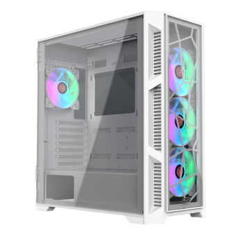 Carcasa RAIJINTEK PONOS ULTRA TG4, ATX, Alb 0R20B00227 (timbru verde 0.32 lei) 