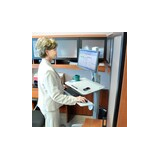 Ergotron WORKFIT C-MOD LCD LD/SINGLE LD SIT-STAND WORKSTATION 24-198-055