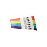 Zebra Wristband, Polypropylene, 1x10in (25.4x254mm); Direct thermal, Z-Band Splash, Adhesive closure, 1in (25.4mm) core, 350/roll, 4/box, Blu 10012718-3
