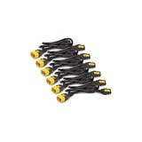 Apc Power Cord Kit (6 ea), Locking, C13 to C14, 1.2m AP8704S-WW