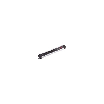 Mcab STECKDOSENLEISTE 6-FACH-ALU-2M/UEBERSPANNUNGSSCHUTZ POW0001