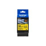 Brother TZE-SL661 SELF LAMINATING TAPE/36MM 8M YELLOW/BLACK TZESL661