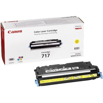Cartus Toner Canon CRG-717Y Yellow 4000 Pagini for MF 8450 CR2575B002AA