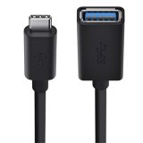 Cablu Belkin ADAPTER USB 3.0/USB-C TO USB-A/UPTO 5 GBIT/S/1500MA/GRAU/1M F2CU036BTBLK