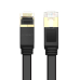 PATCH CORD U/FTP Ugreen Cat7, NW106 fire din cupru, flat cable, viteza maxima 10 Gbps, 3m, negru 11262 (timbru verde 0.08 lei) - 6957303882625 