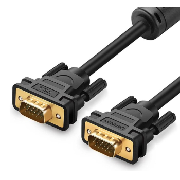 CABLU video Ugreen, VG101 VGA (T) la VGA (T), 1.5m, ecranat, negru, 11630 (timbru verde 0.8 lei) - 6957303876303 